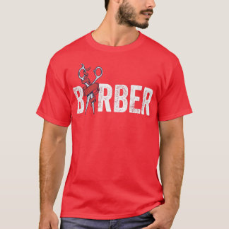 Camiseta Barber Tesoura Barbershop Hair Dresser
