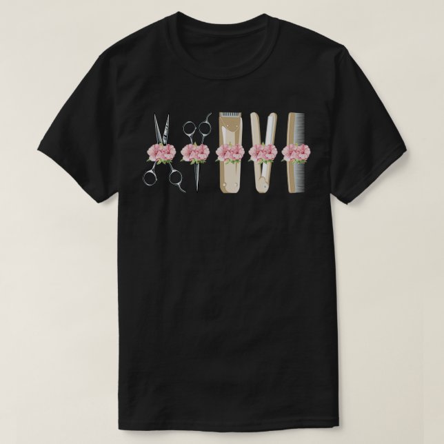 Camiseta Barber Tools Love (Frente do Design)