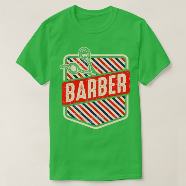 Camiseta Barber Vintage 2 (Frente do Design)