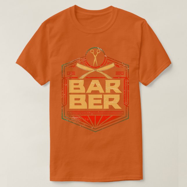 Camiseta Barber Vintage 4 (Frente do Design)