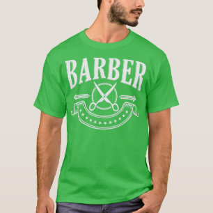 Camiseta Barbering Graduação Barbershop Escola Barber