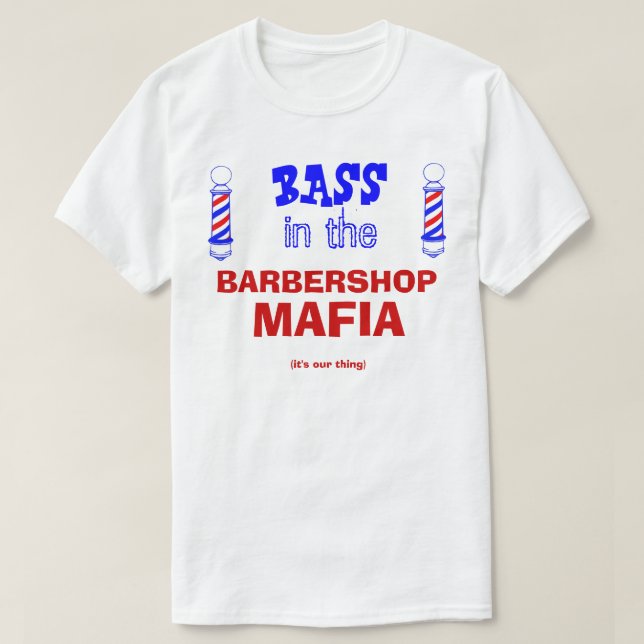 Camiseta Barbershop Mafia (Frente do Design)