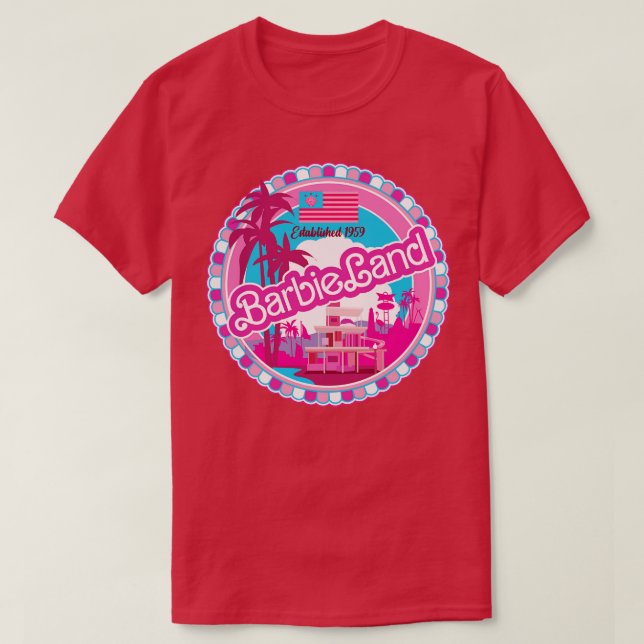 Camiseta Barbieland (Frente do Design)