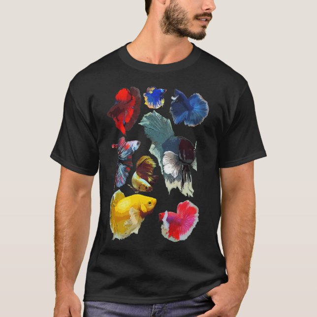 Camiseta Barbo Cereja (Macho) (Frente)