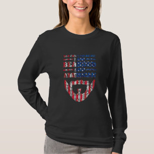 Camiseta Barbudo E Barba Americana Roupa EUA