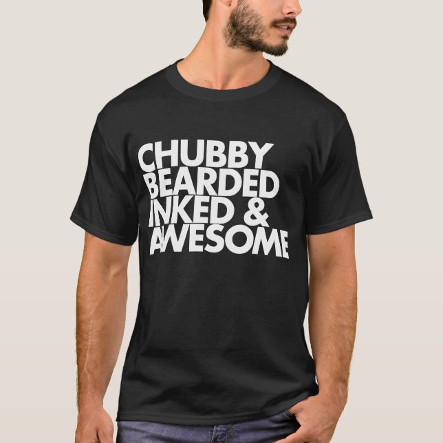 Camiseta Barbudo Tatuado e Incrível (Frente)