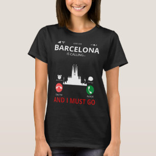 Camiseta Barcelona chama Espanha Souvenir