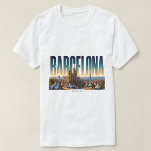 Camiseta Barcelona Espanha: Cidade Mediterrânea Catalã 📍