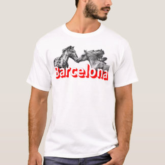 Camiseta Barcelona, Horse, Football, Travel Love