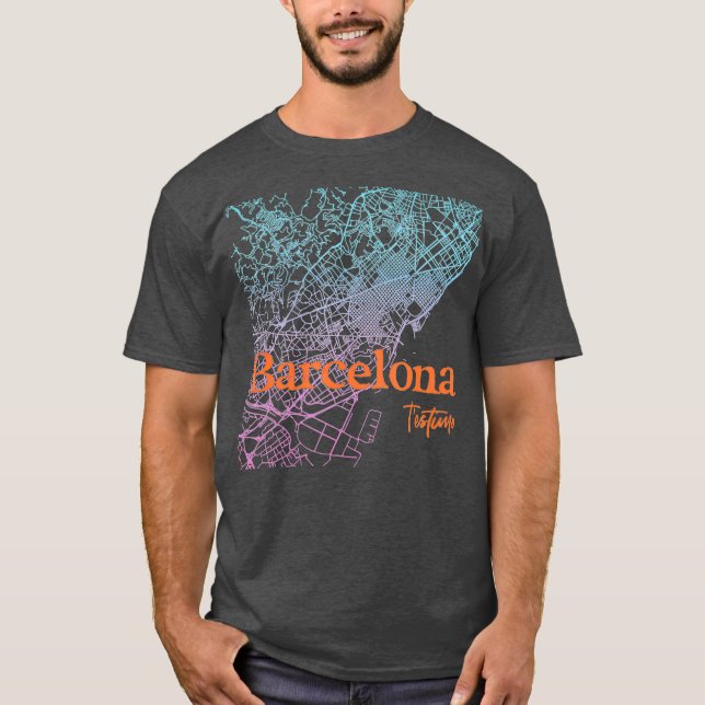 Camiseta Barcelona Testimo I Love You in Catalan Espanha (Frente)