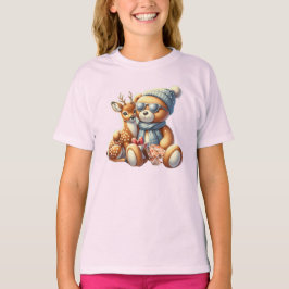 Camiseta Bärchen Rehkitz Weihnachten Christmas