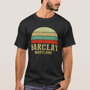 Camiseta BARCLAY MARYLAND Vintage Retro Pôr do Sol