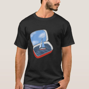 Camiseta Barco à vela em uma lata