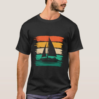 Camiseta Barco à Vela Navegação Marinheiro Navegação Barco