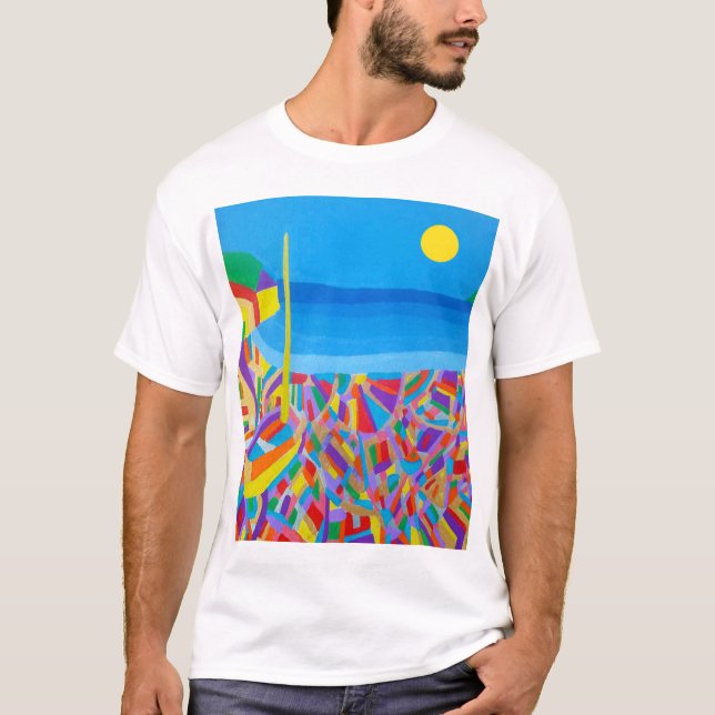 Camiseta Barco à vela pelo mar (Frente)