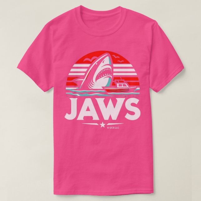 Camiseta Barco Atacando JAWS (Frente do Design)