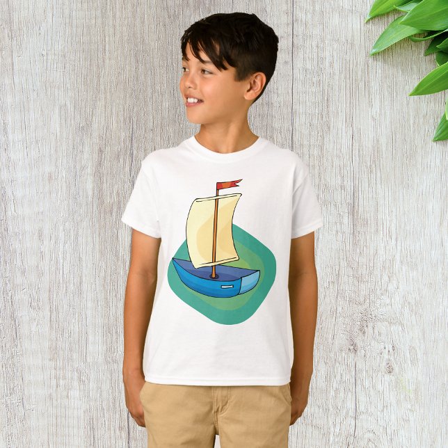 Camiseta Barco Azul (Criador carregado)