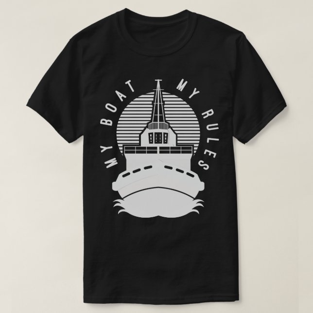 Camiseta Barco Capitão Gift (Frente do Design)