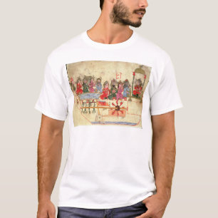 Camiseta Barco com autômatos, ilustração