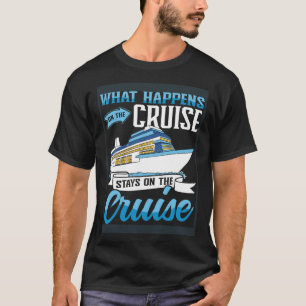 Camiseta Barco de Cruzeiro que acontece no navio de cruzeir