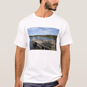 Camiseta Barco de Lagosta, Mushaboom, Nova Escócia, Canad
