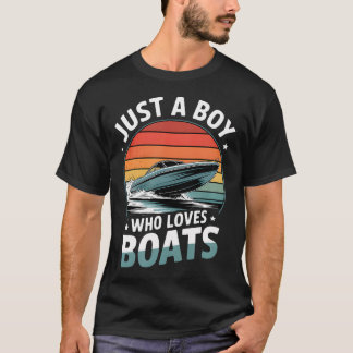 Camiseta Barco de Meninos