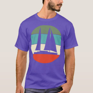 Camiseta Barco de navegação em veleiro Retro 1