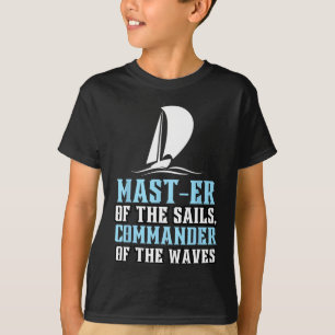 Camiseta Barco De Navegação - Sailboat Master Of Sails Pai