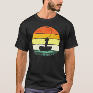 Camiseta Barco de Pesca Legal Pescador Mar Pescado Retro