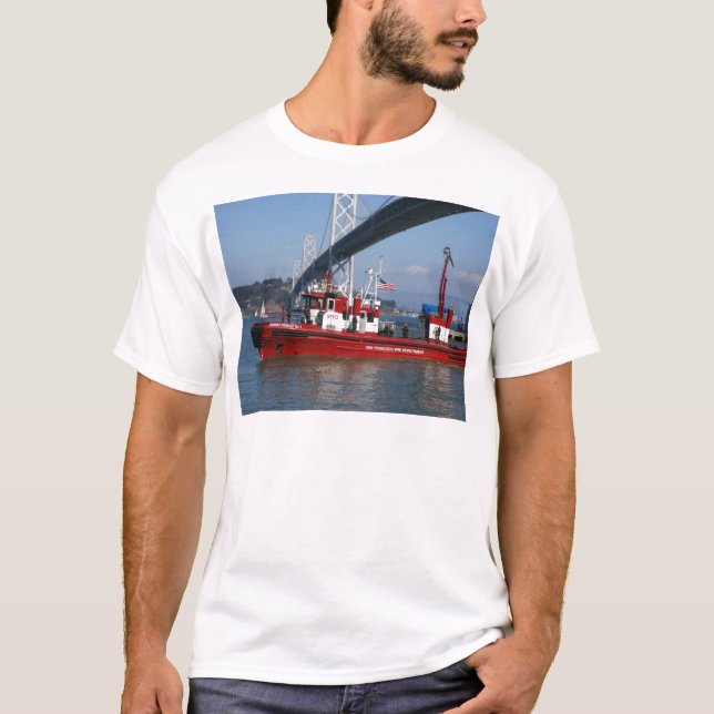Camiseta Barco do fogo de San Francisco (Frente)