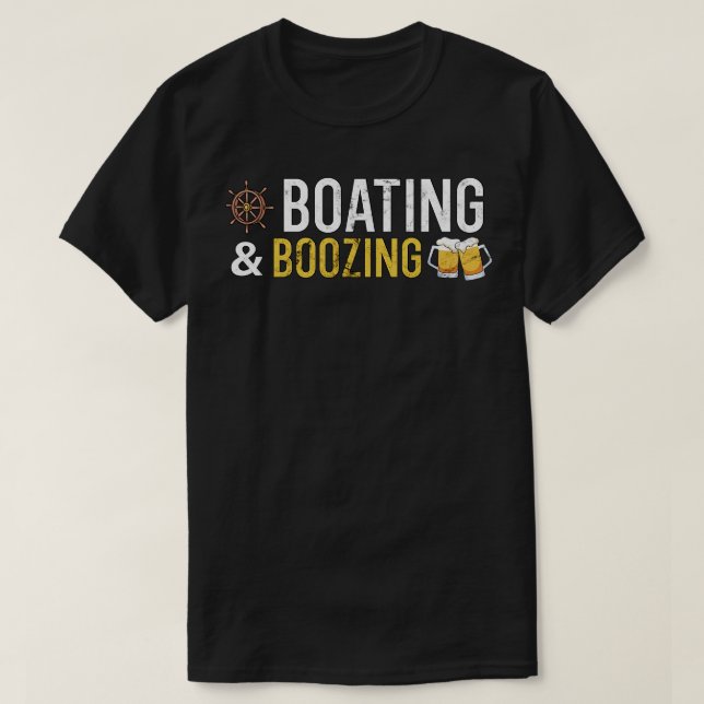 Camiseta Barco e Boozing (Frente do Design)