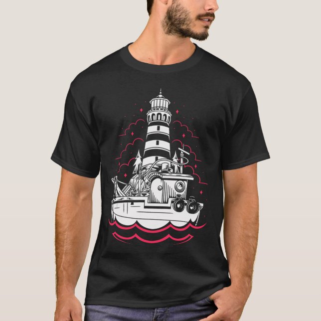 Camiseta Barco & Farol (Frente)