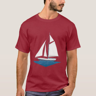 Camiseta barco marítimo