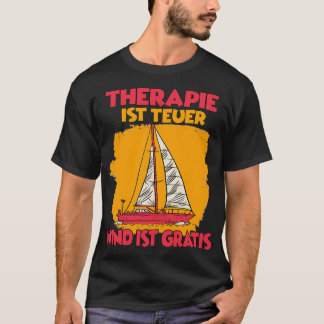 Camiseta Barco motorizado de velejador de veleiro engraçado