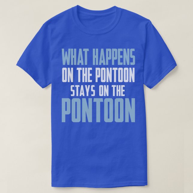 Camiseta Barco O Que Acontece No Pontoon (Frente do Design)