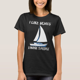 Camiseta Barco Para Homens À Vela Viagem 1