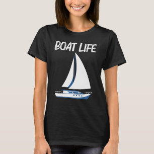 Camiseta Barco Para Homens À Vela Viagem 1