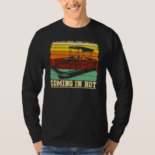 Camiseta Barco Pontão Vintage Capitão do Pontão Chegando a