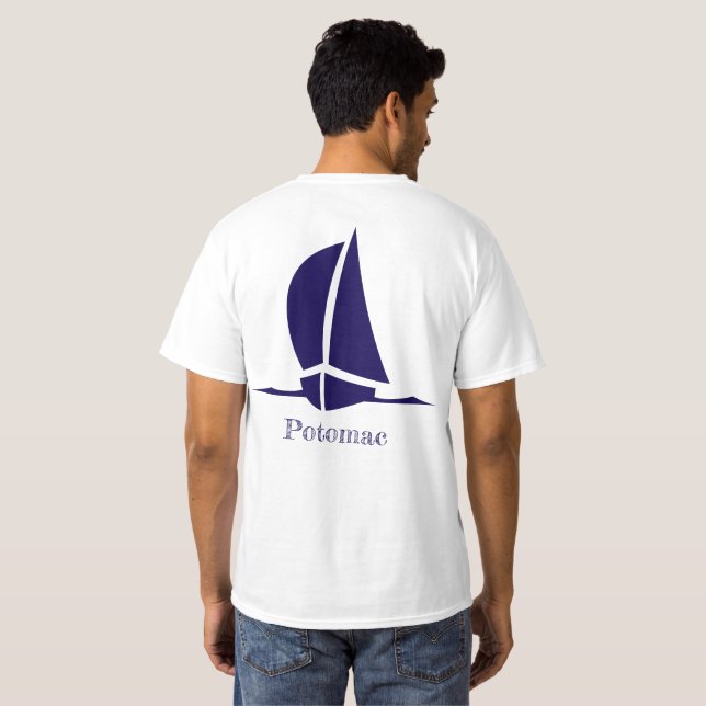 Camiseta Barco Potomac (Parte Traseira Completa)