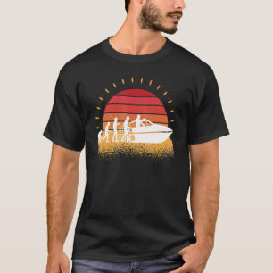 Camiseta Barco Retroativo, Motorboat, Capitão de Motor Engr