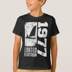 Camiseta Barcos à vela de iate de marinheiros Aniversário V
