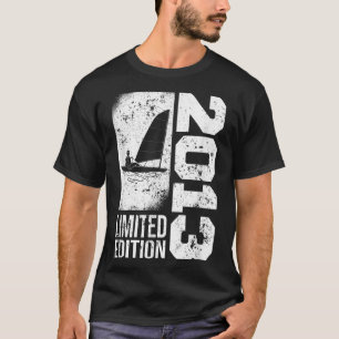 Camiseta Barcos à vela de iates de marinheiros Aniversário