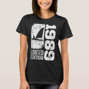 Camiseta Barcos à vela de iates de marinheiros Aniversário