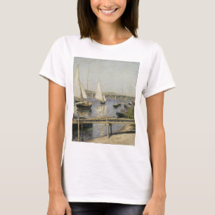 Camiseta Barcos à vela em Argenteuil por Gustave Caillebott