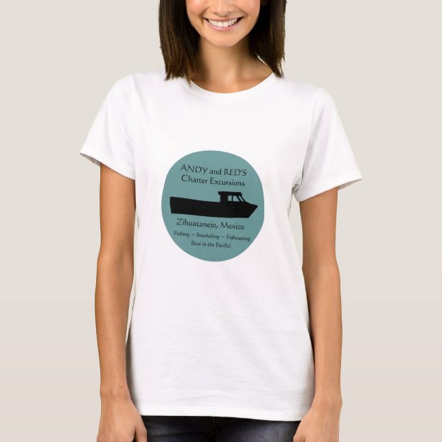 Camiseta Barcos da carta patente de Zihuatanejo (Frente)
