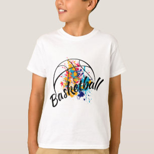 Camiseta Barcos de Basquete de Aquarela