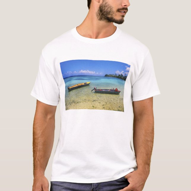 Camiseta Barcos De Pesca, Boston Beach, Port Antonio, (Frente)