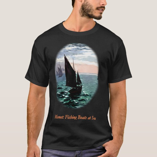Camiseta Barcos de Pesca no Mar (Frente)