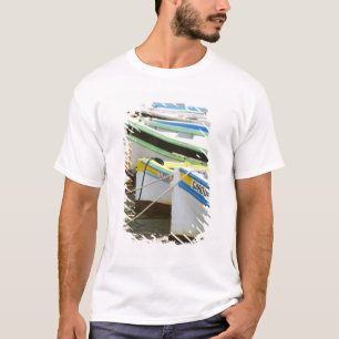 Camiseta Barcos de pesca provençais típicos pintados de