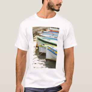 Camiseta Barcos de pesca provençais típicos pintados em